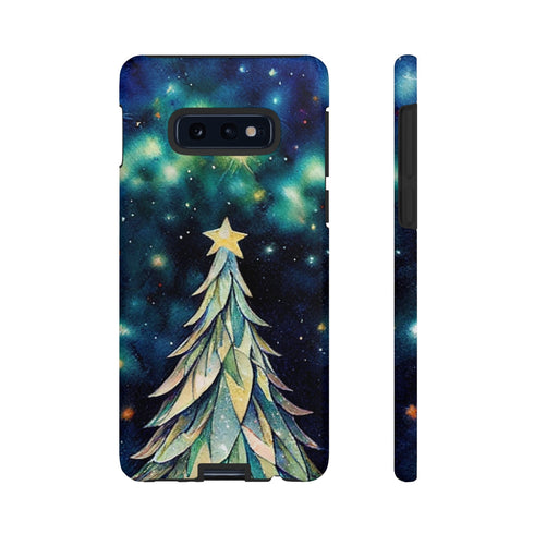 Christmas Tree On a Sky Full of Stars - Impact Resistant Phone Case Samsung Galaxy S10E Matte